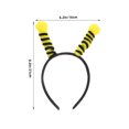 thumbnail image 3 of KAKOWELY Divertida diadema de abeja con antena de insecto para niños y adultos, ideal para Halloween, cumpleaños, fiestas y decoraciones., 3 of 3
