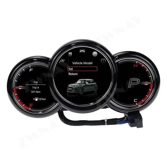ZWNAV Car LCD Digital Instrument Cluster Speedometer Head Unit Virtual Cockpit for BMW Mini
