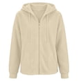 thumbnail image 7 of CAIVO Hoodies For Women Casual Zip Up Hoodie With Pockets Solid Color Long Sleeve Pullover Sweatshirt Workout Tops, 7 of 7