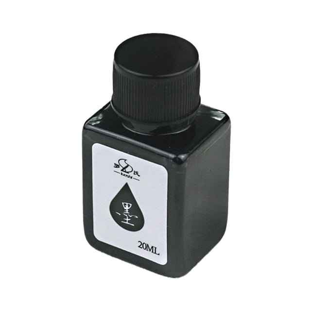 Fountain Pen Ink 20ml Plastic Bottled Non-carbon Pocket Ink For Pen Brushes Smooth Writing O9J7
