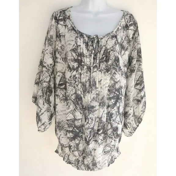 Alfani Sheer Dolman 3/4 Sleeve Blouse, Women's Plus Size 20W