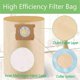thumbnail image 5 of 12Pack DXVA19-4101 Dust Bag for 6-10 Gallon Wet/Dry Shop Vacuums DXV06P DXV09P DXV10P DXV10S DXV10S, 5 of 5