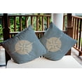 thumbnail image 3 of Simply Daisy 20" x 20" Compass Nautical Indoor/Outdoor Throw Pillow, 3 of 3