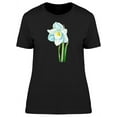 thumbnail image 1 of White Daffodil T-Shirt Women -Image by Shutterstock, Female Small, 1 of 4
