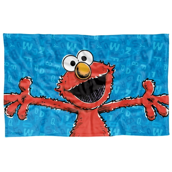 Sesame Street Elmo Character Officially Licensed Fleece Blanket 36' x 58'