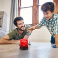 thumbnail image 3 of CUITING Light Police Flashing Led Beacon Polices Lamp Kids Theme Early Pretend Gift Rotating Red Warning Disco Strobe, 3 of 10