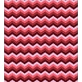 thumbnail image 3 of Chevron Duvet Cover Set, Zigzag Colorful Chevron Ornament Motifs Symmetry Modern Feminine Theme, Decorative 3 Piece Bedding Set with 2 Pillow Shams, Queen Size, Burgundy Ruby Coral, by Ambesonne, 3 of 3