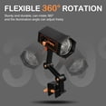 thumbnail image 3 of Visland Reptile Heat Lamp 360-degree Rotatable Arm Brightness Adjustable Sunlight Simulation UVA UVB Turtle Basking Spot Light, 3 of 8