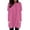 A-Red704, variant on XIAONU Women's Solid Oversized Long Sleeve Top Crew Neck Loose Fit Pocket Daily Tees