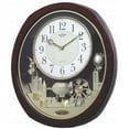 thumbnail image 1 of Rhythm 4MH850WD23 Horloge Murale Terre Joyeuse - Marron, 1 of 3