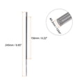 thumbnail image 2 of Uxcell Chainsaw File, 13/64" (5.2mm) Round High Carbon Steel Double Cut Sharpen Rasp, 2 Pack, 2 of 5