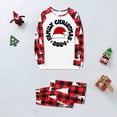 thumbnail image 6 of Nmnitkp Christmas Pajamas for Family Add Festive Atmosphere Family Christmas Pajamas Matching Sets PJ's Sleepwear Printed Top and Plaid Pants with Pockets Family Christmas Pajamas Matching Sets, 6 of 6