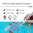 thumbnail image 6 of Apple Barrel Multi-Surface Paint Pens Studio Set, Medium Tip, 24 Piece, 6 of 20