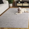 thumbnail image 3 of SAFAVIEH Ebony Adrian Striped Area Rug, Grey, 6' x 6' Square, 3 of 8