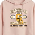 thumbnail image 3 of Garfield - University Sports Star - Juniors Cropped Pullover Hoodie, 3 of 5