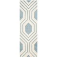 thumbnail image 3 of Safavieh Chatham 6' X 9' Hand Tufted Wool Rug in Blue and Ivory, 3 of 9