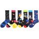 thumbnail image 4 of Happy Funny-calcetines Unisex con pintura de OVNI, astronauta, cohete espacial, estrella de la guerra, ropa de calle, vestido de monopatín de algodón para hombre, 4 of 4