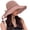 Pink, variant on SAWOBUUN Sun Hat for Women Wide Brim UV Protection Fishing Hats Bow Chin Strap Packable Travel Outdoor Bucket Hat