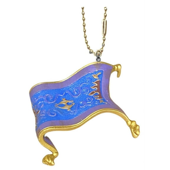 Princess Jasmine Magic Carpet Pvc Keychain Dangler Ornament Figure Aladdin Charm