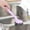 Purple-As shows, variant on Vxdvou Stainless Steel Pot Brush, Long Handle Cleaning Brush for Kitchen, Pot Stain Remover for Heavy Duty Scrubbing, Kitchen Cleaning Essentials, Household Brushes for Pots