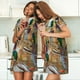 thumbnail image 4 of Easygdp Mallard Ducks Camisón de manga corta para mujer, informal, estampado, 4 of 6