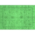 thumbnail image 1 of Ahgly Company Indoor Rectangle Abstract Emerald Green Modern Area Rugs, 7' x 9', 1 of 4