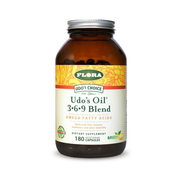 Flora Udo's Choice Omega369 Oil Blend, 180 capsules
