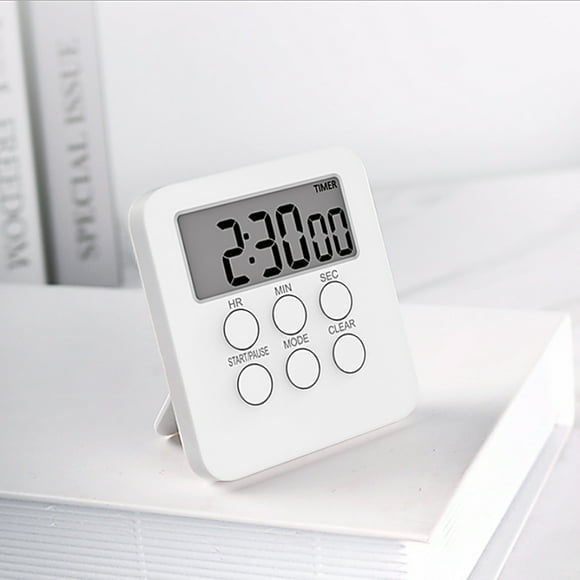 TFixolDigital Timer Clock Magnetic Cooking Countdown Alarm 24 Hours with LCD Screen Mute Mode for Studying Sports Office Classroom Library