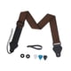 thumbnail image 2 of Correa de guitarra acústica Correas de hombro para guitarra Cinturones Accesorios Ajustables para marrón, 2 of 9
