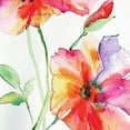 thumbnail image 6 of HAOXIT Watercolor Flower Tablecloth, Hibiscus Flowers on Plain Background in Pastel Colors Nature Theme, Round Table Cover for Dining Room Kitchen Decor, 6 of 8