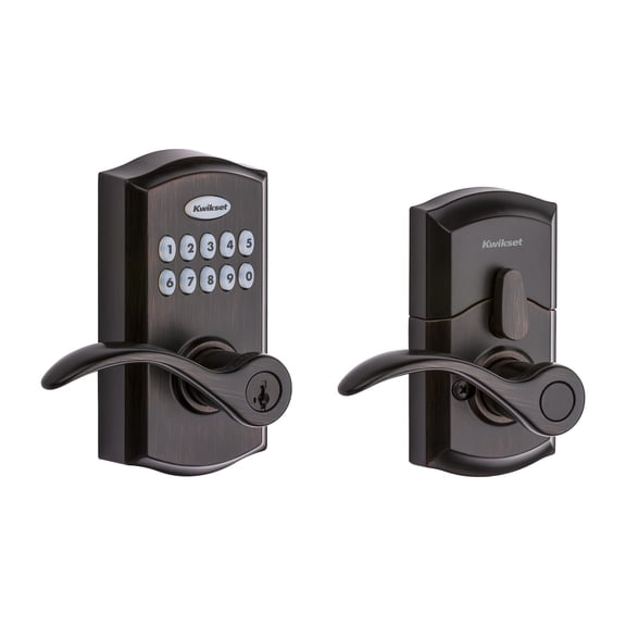 Palanca electrónica Kwikset SmartCode 955 Pembroke Venetian Bronze