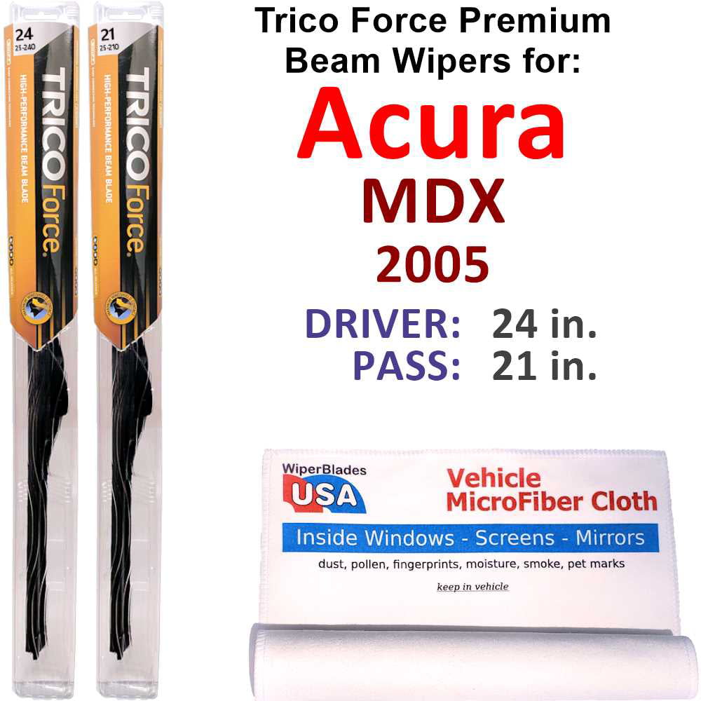 2005 Acura MDX Performance Beam Wipers (Set of 2) - Walmart.com