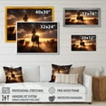 thumbnail image 4 of DESIGN ART Designart "Wrangler In Sunset Iv" Landscape Sunset Canvas Art Print 20 in. wide x 12 in. high, 4 of 5