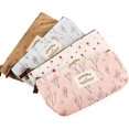 thumbnail image 1 of Estuche para lápices, Linda Flor Floral Lona Cremallera Estuches para lápices Encantadora Tela Flor Árbol Bolígrafos Útiles Escolares 4 Piezas,11 Feliz Sencillez, 1 of 5