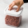 thumbnail image 4 of Click Clack Cube Food Storage Container with White Lid, 3.5 Quart, 4 of 5