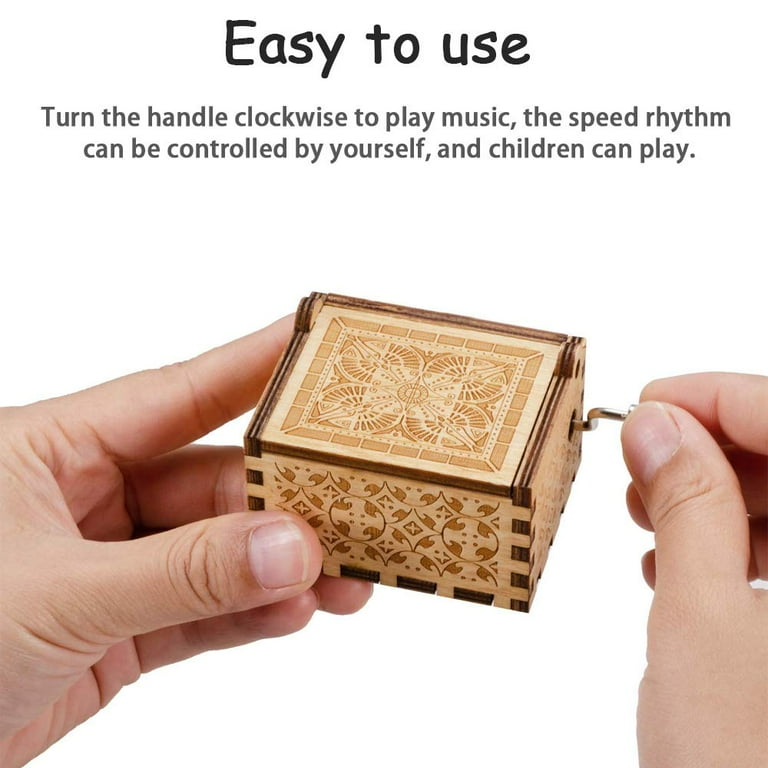 Dream Fun Moon River Music Box for 4 5 6 7 Girls Boys Hand