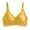 Yellow, variant on Kaemgyyd Womens Comfortable Wireless Bras Full Coverage No Underwire Push up Bra Seamless Supportive Adjustable Strap Everyday Bras