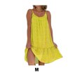 thumbnail image 4 of Qarigey Maxi vestido multifuncional y elegante para mujer Vintage Boho Robe cómodo multifunción y elegante fuera del hombro amarillo M Type2 NO2, 4 of 5