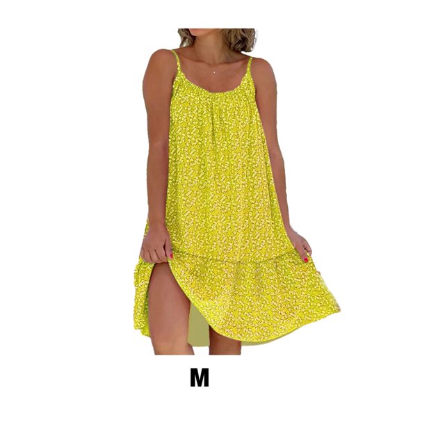 mmirethe Multifunctional And Stylish Maxi Dress For Women Vintage Boho Robe Comfortable Multifunction And Stylish Off Shoulder yellow M