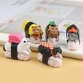 thumbnail image 4 of STARTIST 5 Pièces Figurines de Chat Poupées Animaux de Compagnie Miniature de Bureau Fée Jardin Micro, 4 of 9