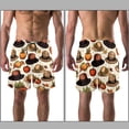 thumbnail image 3 of luoweisi Men's Beach Shorts Quick Dry Swim Trunks with Mesh Lining Thanksgiving Hat L, 3 of 5