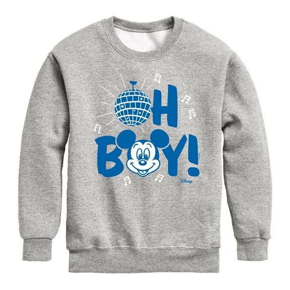 Disney - Mickey & Friends - Oh Boy! - Toddler And Youth Crewneck Fleece Sweatshirt