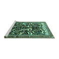 thumbnail image 2 of Ahgly Company Machine Washable Indoor Rectangle Animal Turquoise Blue Traditional Area Rugs, 2' x 3', 2 of 4