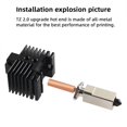 thumbnail image 5 of For Bambu Lab X1 P1P Extrusion Head Assembly Aluminum Radiator, 5 of 5
