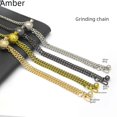 thumbnail image 1 of Bolso con cadena de bolas, bolso bandolera de una sola compra con recambio de alta gama, bolso de mano ajustable en longitud, 1 of 4