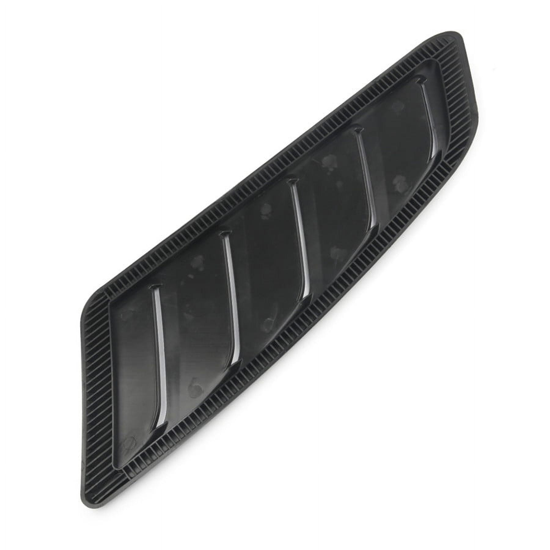 Zyutaosan 2Pcs Black Abs Car Front Air Intake Scoop Bonnet Hood Vent 50.5X17Cm Universal