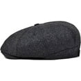 thumbnail image 3 of CoCopeaunts Newsboy Cap Wool 8 Panel Country Baker Boy Hat Ivy Flat Cap Beret Hats for Women Men Warm Winter Hat, 3 of 7