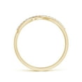 thumbnail image 2 of ANGARA Natural Diamond Swirl Bypass Ring in 14K Yellow Gold for Women (Size-1mm | Color-H | Clarity-SI2) | April Birthstone, Birthday, Anniversary, Jewelry Gift for Women | Natural Diamond Ring, 2 of 10