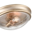 thumbnail image 3 of 5226-BN Millennium Lighting 1 Light Seeded Flush Mount-4.5 Inch Tall and 10 Inch Wide-Brushed Nickel Finish, 3 of 4