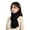 A-Black, variant on Otntypg Winter Wool Knitted Scarf Women Plush Velvet Thick Warm Solid Color Ribbed Knit Long Neck Scarf Pashmina Soft Warm Collar Scarf 20*160cm/7.87*62.99inch